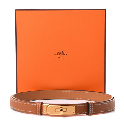 Hermes Epsom Kelly Belt Gold 5 of 5
