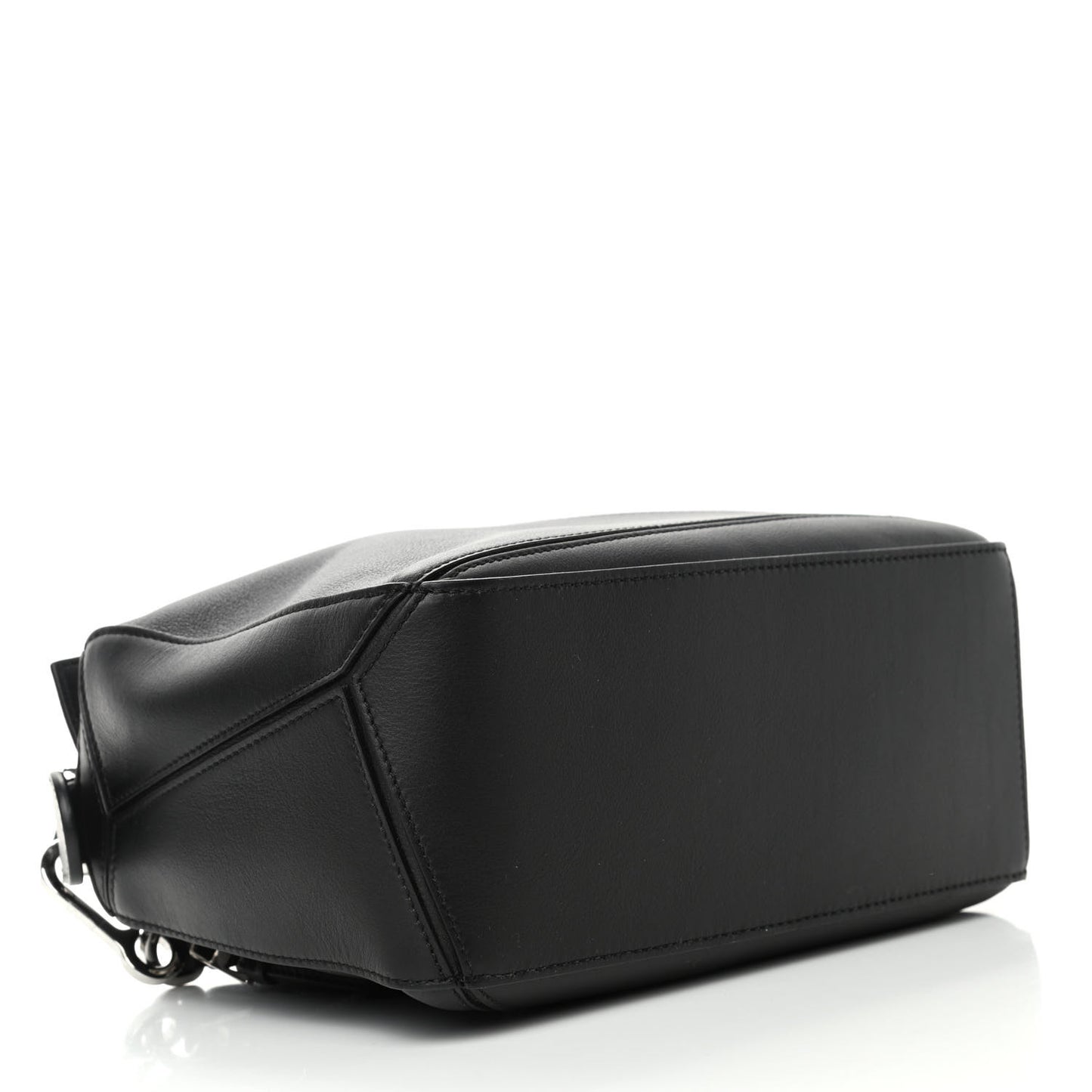 Calfskin Medium Puzzle Bag Black