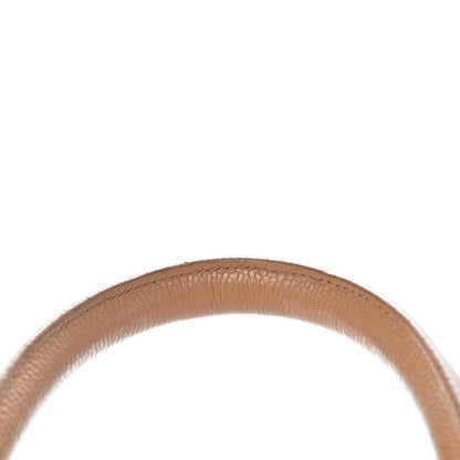 Chanel Caviar Quilted Large Bowler Bag Beige 8 of 19