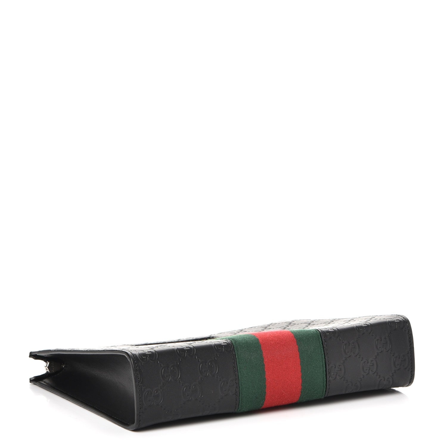Gucci Guccissima Signature Web New Web Cosmetic Case Black 4 of 7