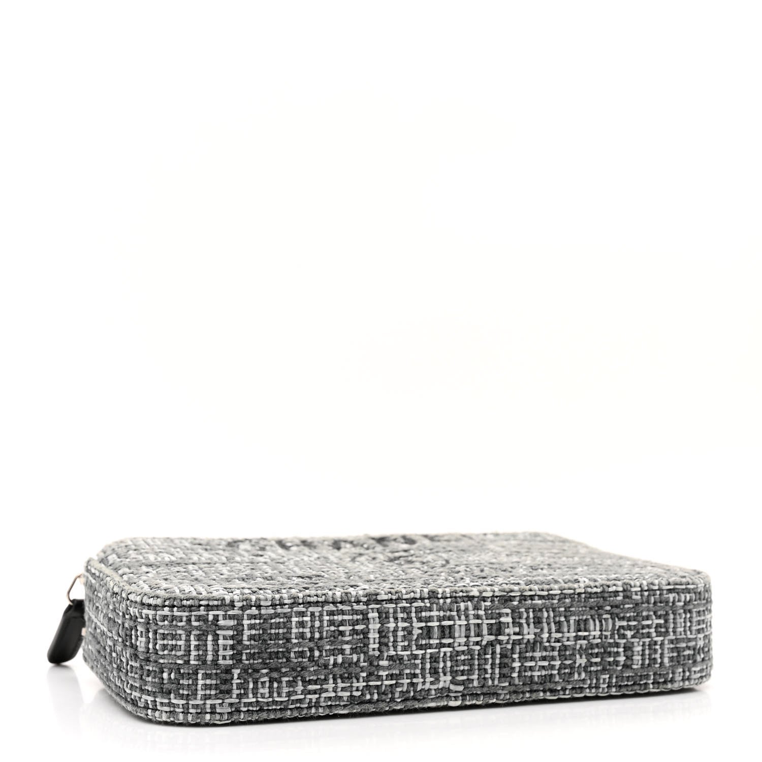 Chanel Canvas Small Deauville Clutch With Chain Charcoal 4 of 11