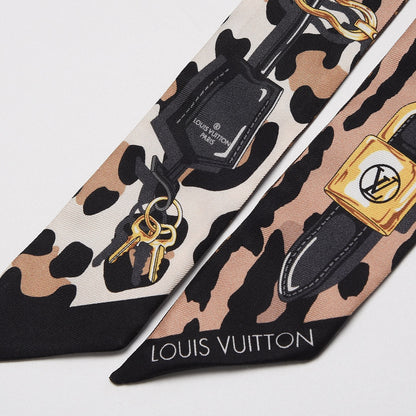 Louis Vuitton Silk Monogram Leorgam BB Bandeau Brown 3 of 5