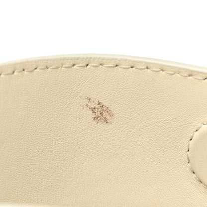 Chanel Calfskin Quilted Small Chain Flat Tote White 9 of 14