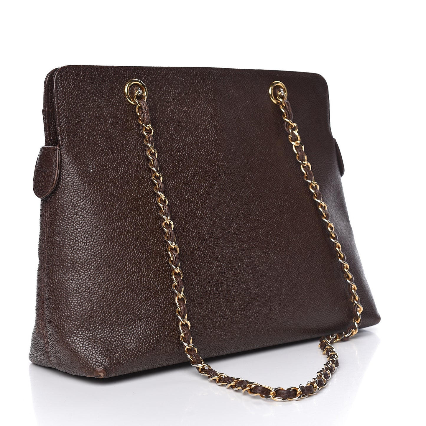 Caviar Shoulder Bag Brown