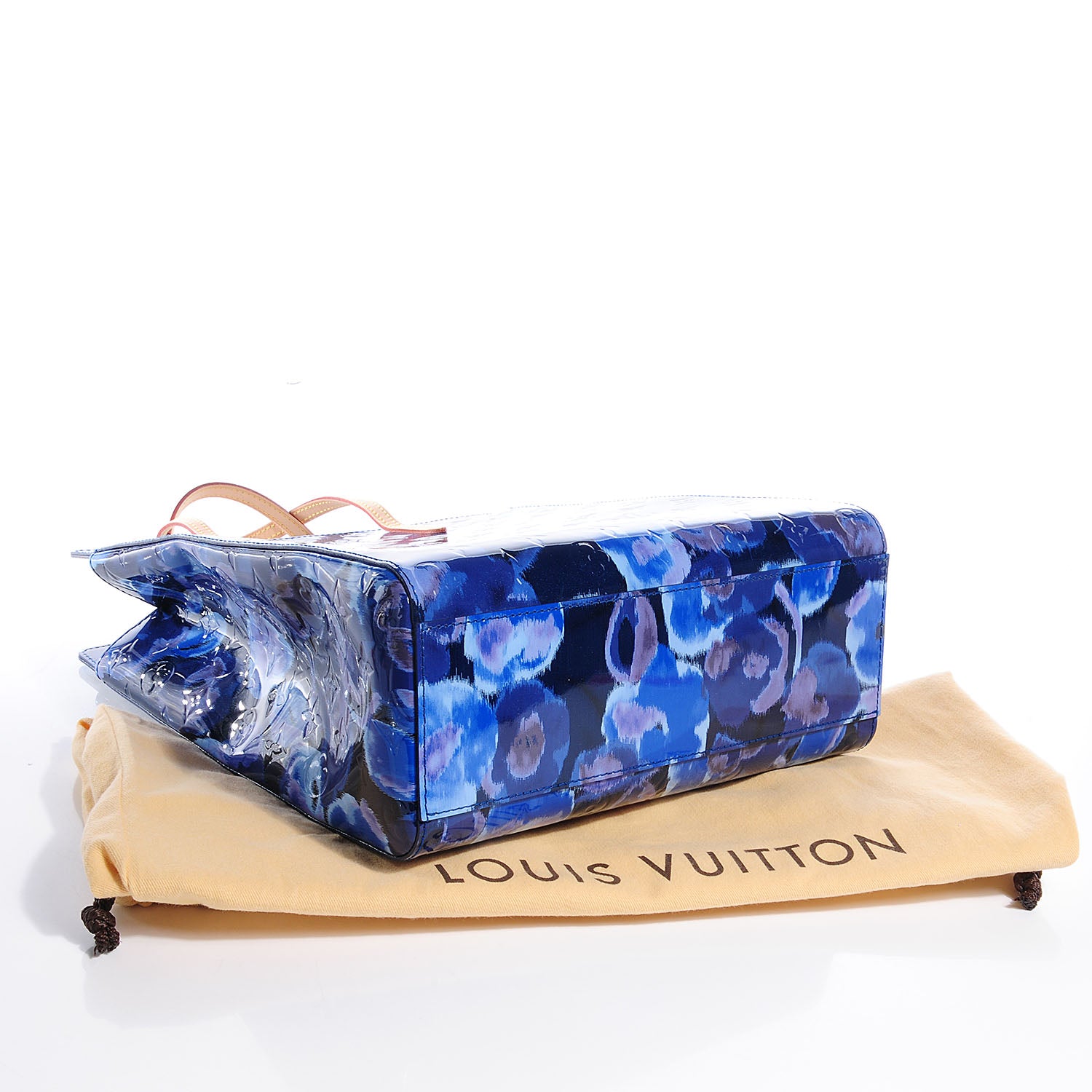 Louis Vuitton Vernis Ikat Catalina NS Bag Grand Blue 4 of 7