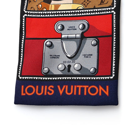 Louis Vuitton Silk Monogram Lock It Bandeau Brown 3 of 3
