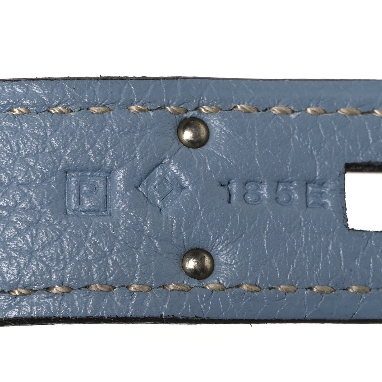 Togo Birkin 35 Bleu Lin