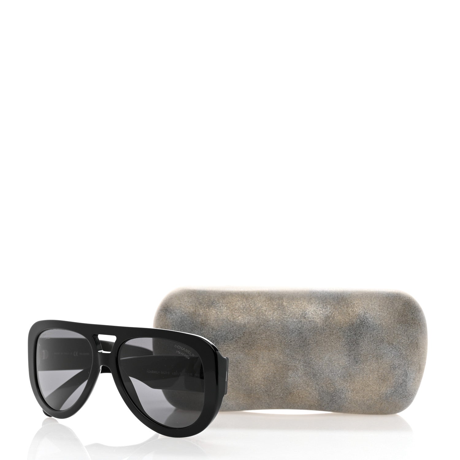 Chanel Resin Polarized Sunglasses 5423-B Black 8 of 8