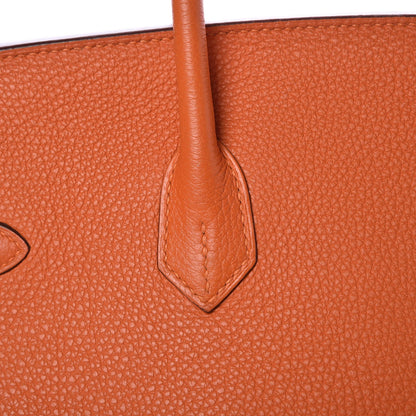 Hermes Togo Birkin 35 Orange 31 of 42