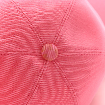Hermes Cotton Canvas Serena Seashell Cap 59 Rose Azalee 7 of 11