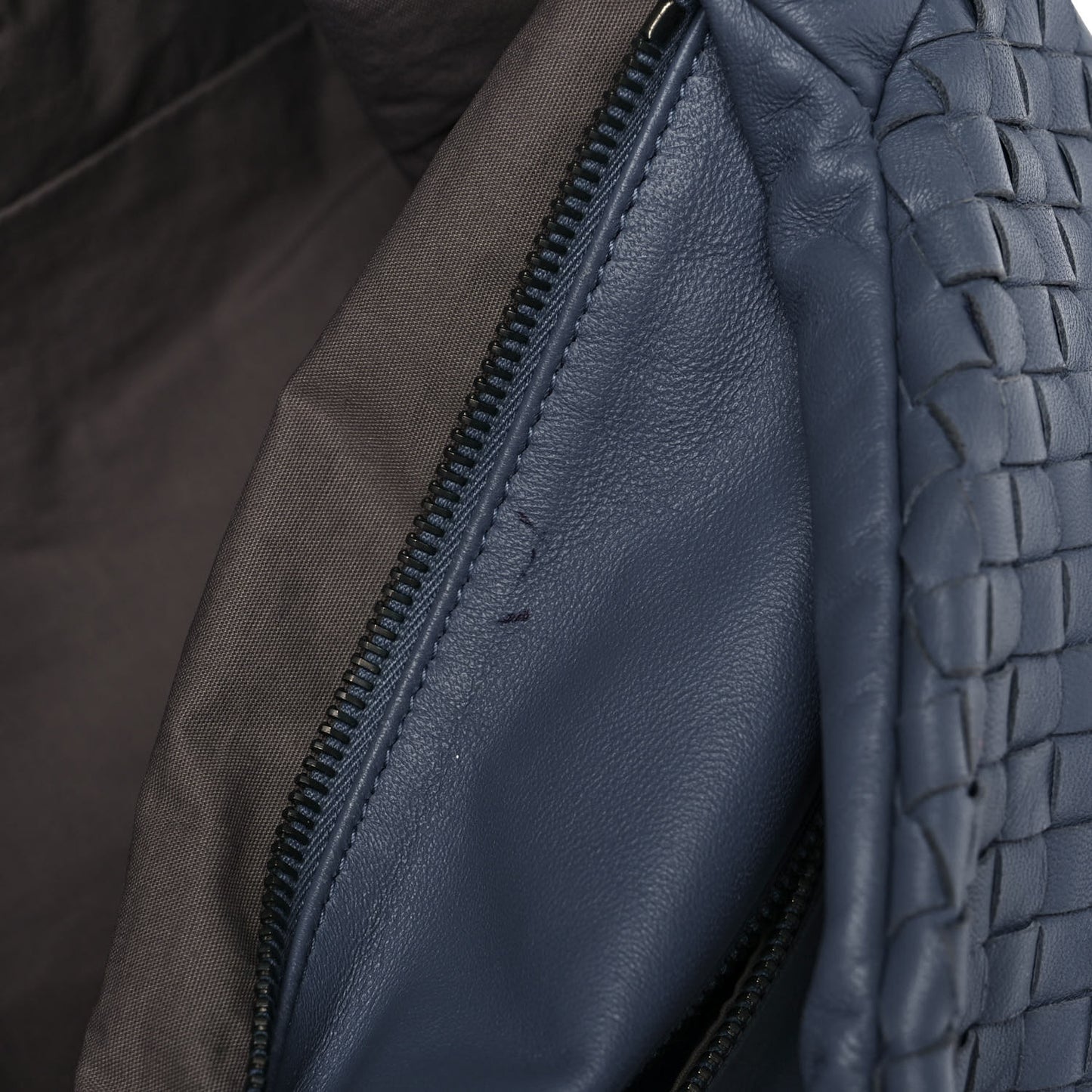 Nappa Intrecciato Large Knot Hobo Krim