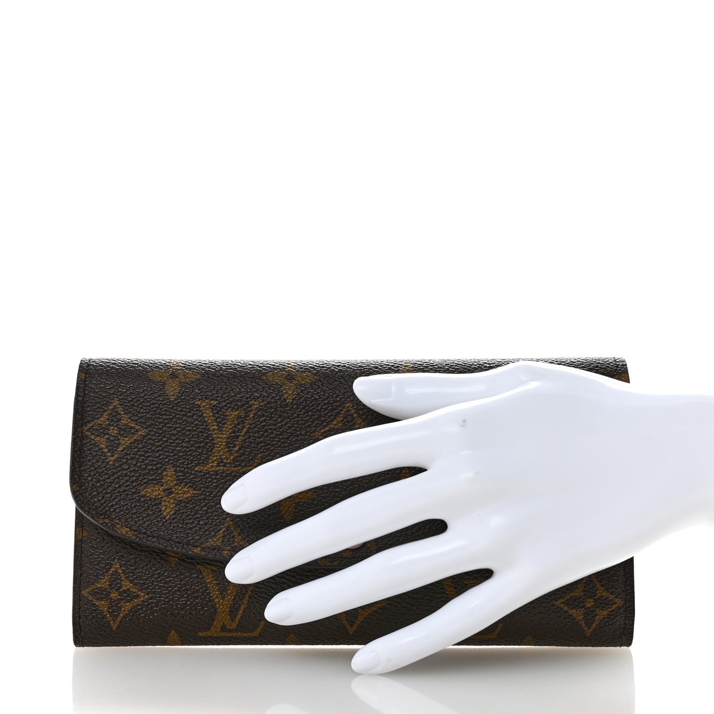 Monogram Emilie Wallet Rose Ballerine