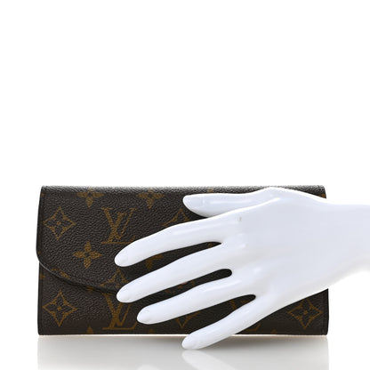 Louis Vuitton Monogram Emilie Wallet Rose Ballerine 2 of 10