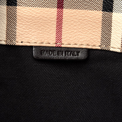 Burberry Haymarket Check Small Canterbury Tote Chocolate 8 of 19