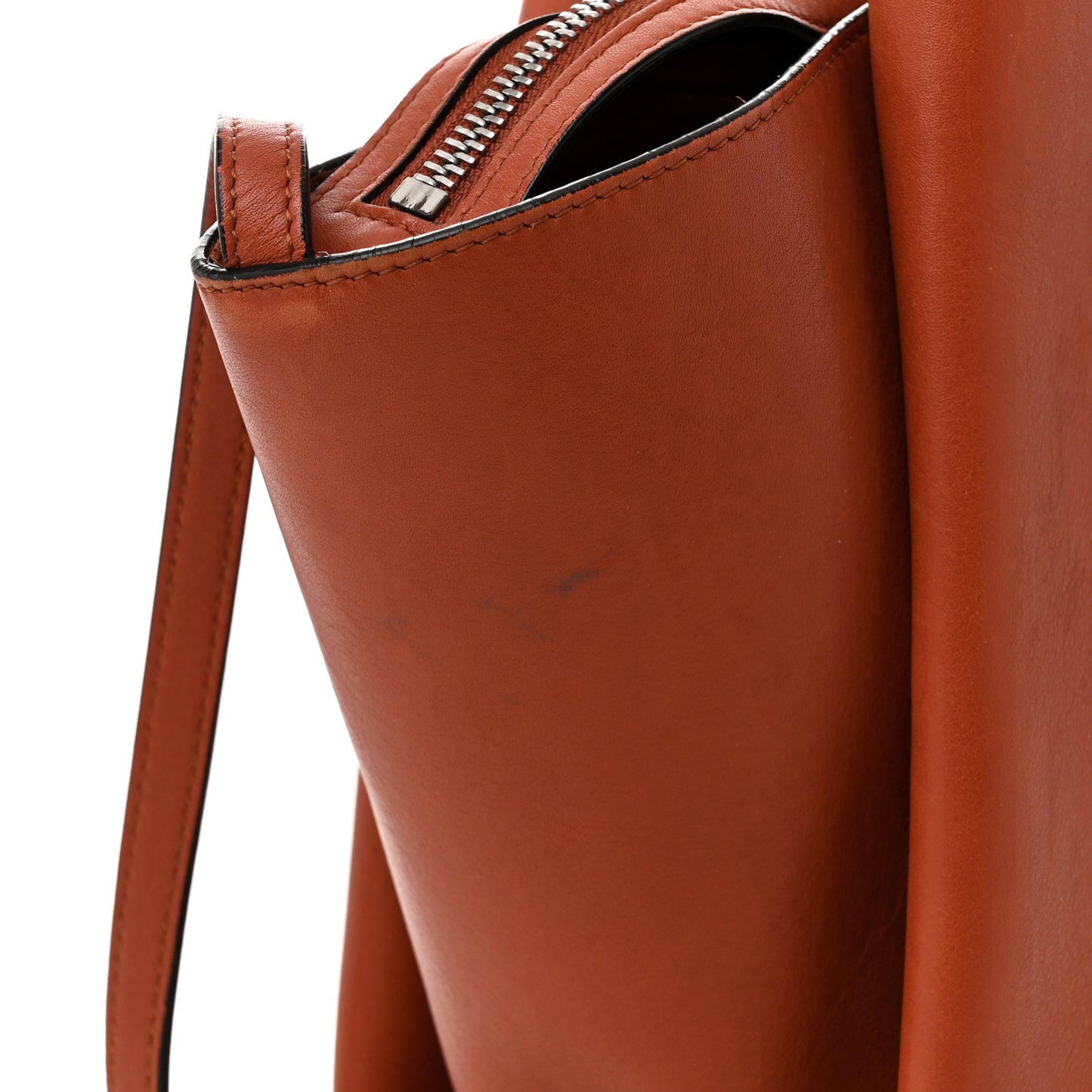 Calfskin Medium Tri-Fold Bag Brick