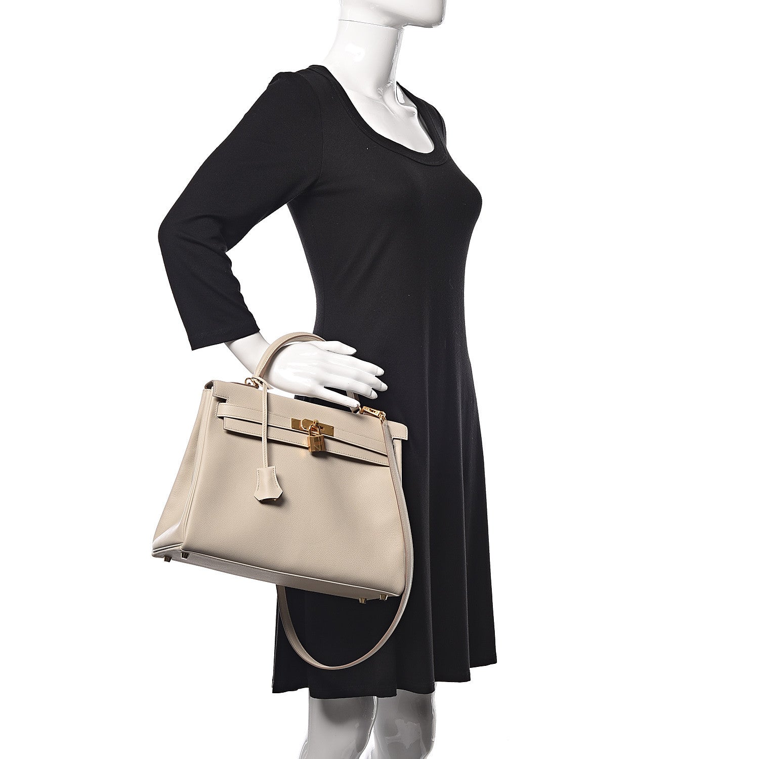 Hermes Evercolor Kelly Retourne 32 Beton 2 of 38