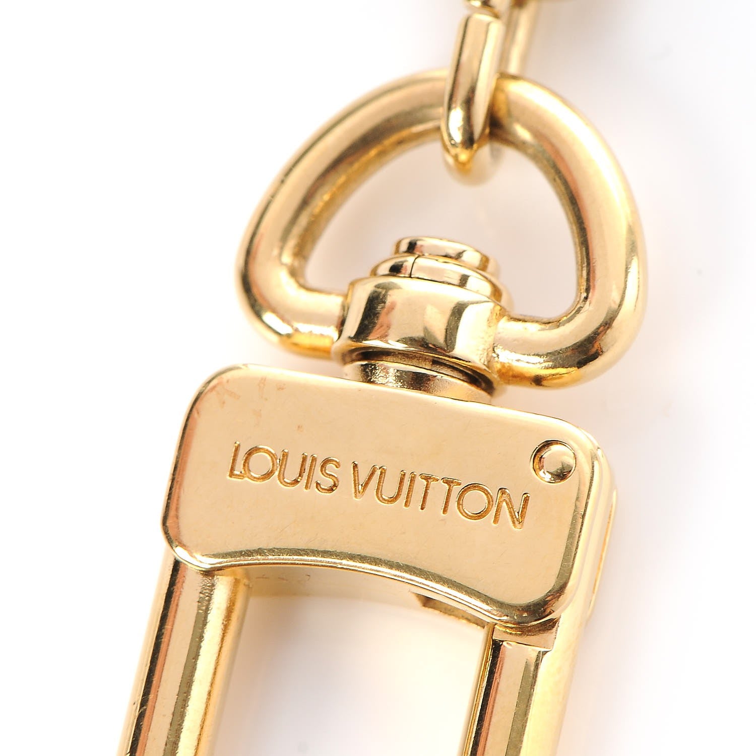 Louis Vuitton Pochette Extender Key Ring Gold 3 of 3
