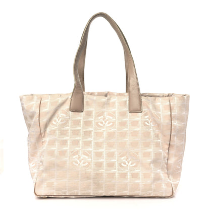 Chanel Nylon Medium Travel Tote Beige 1 of 15
