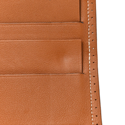 Hermes Swift Perforated Billfold Wallet Gold 7 of 8