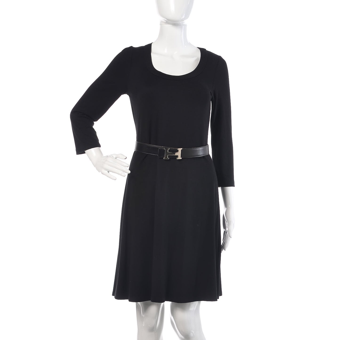Box Epsom 32mm H Belt 70 Black Gold