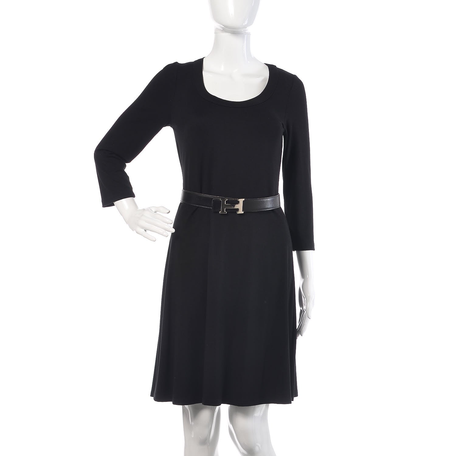 Hermes Box Epsom 32mm H Belt 70 Black Gold 2 of 8