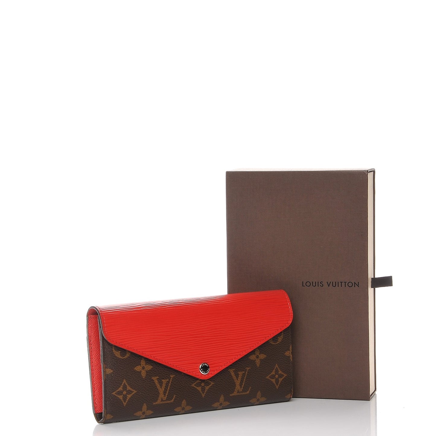 Monogram Epi Marie-Lou Long Wallet Coquelicot