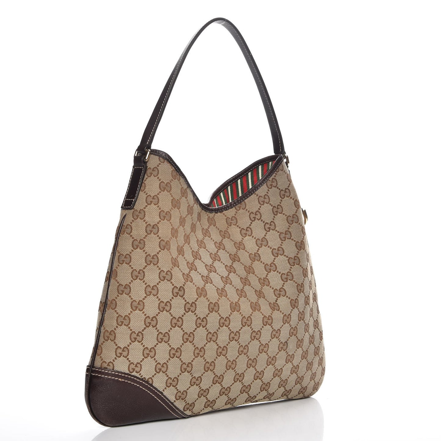 Monogram Medium New Britt Hobo Dark Brown