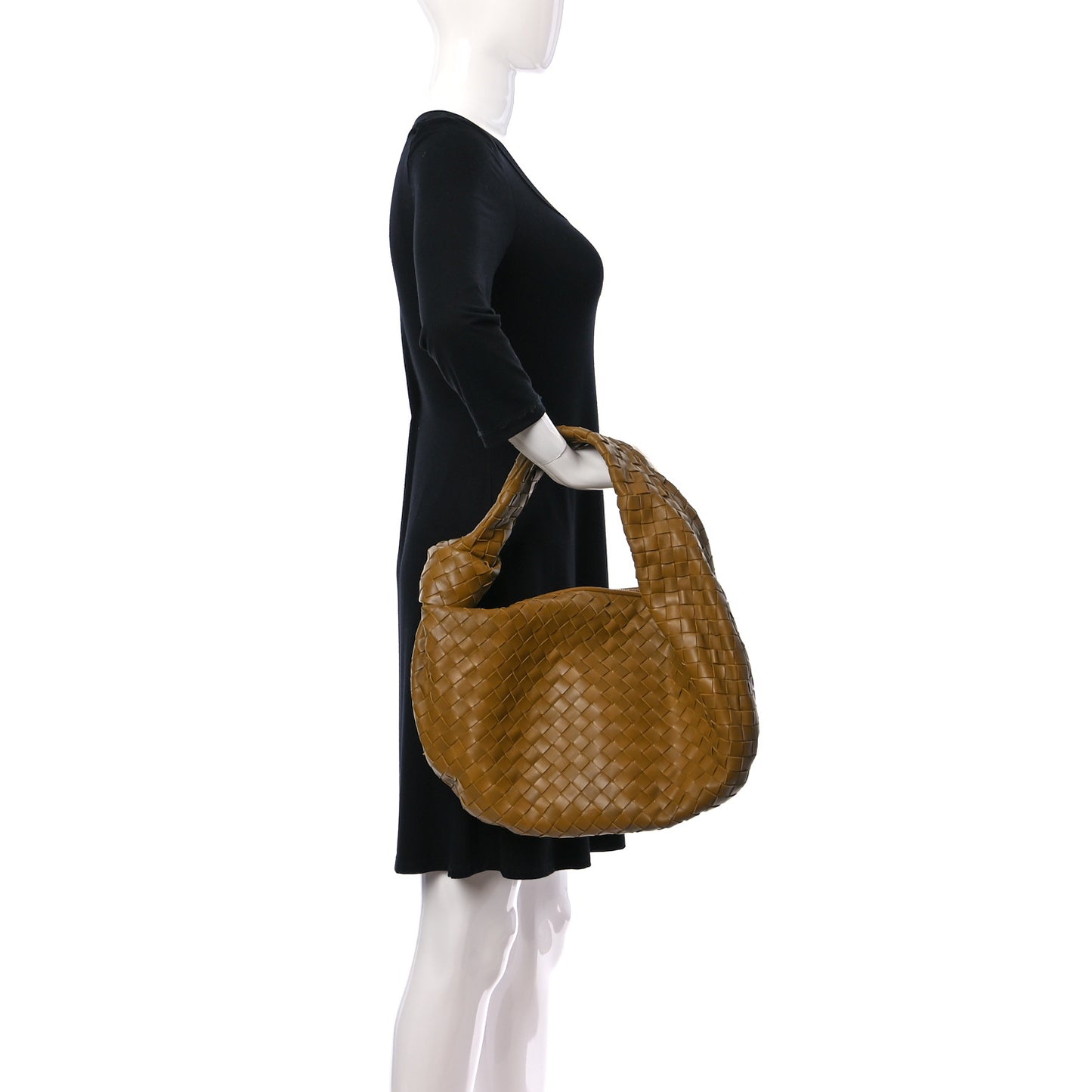Nappa Intrecciato Medium Jodie Mud