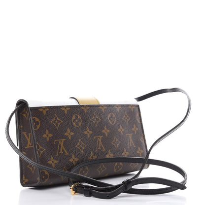 Louis Vuitton Calfskin Monogram Column Clutch 3 of 10