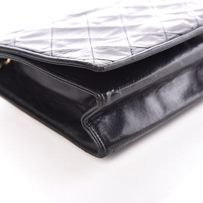 Chanel Lambskin Quilted CC Small Single Flap Black 13 of 16