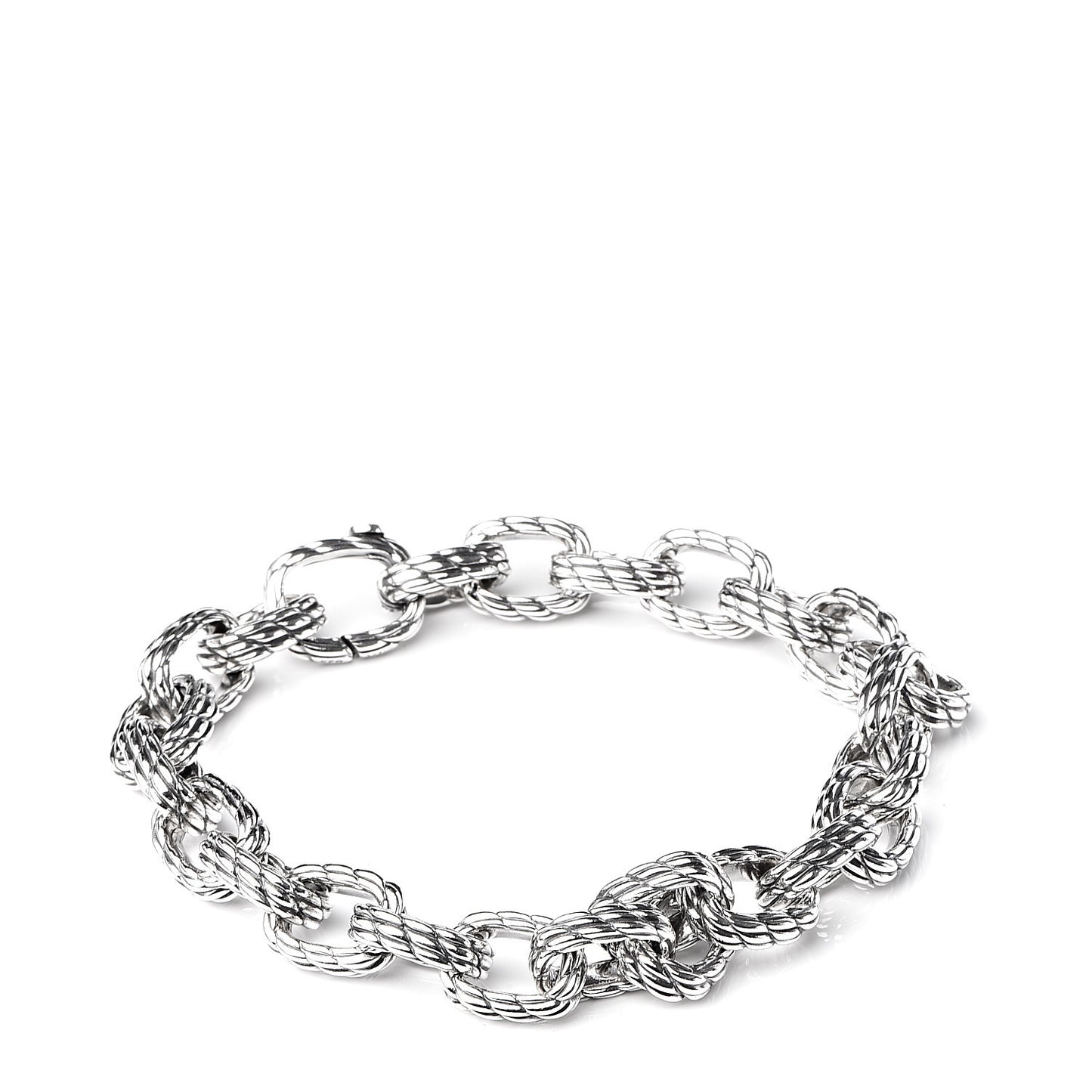 Sterling Silver Men's Chain Link Bracelet