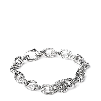 David Yurman Sterling Silver Men's Chain Link Bracelet 1 of 5
