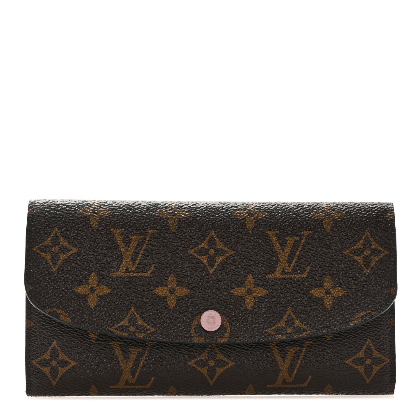Monogram Emilie Wallet Rose Ballerine