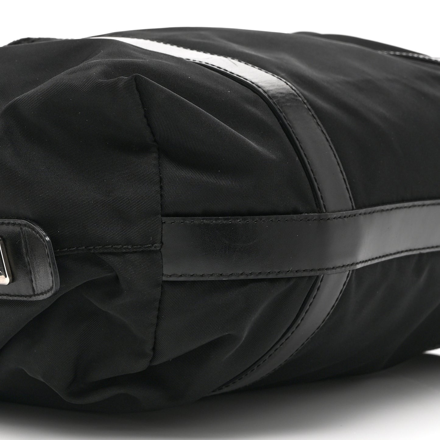 Tessuto Nylon Saffiano Tote Black