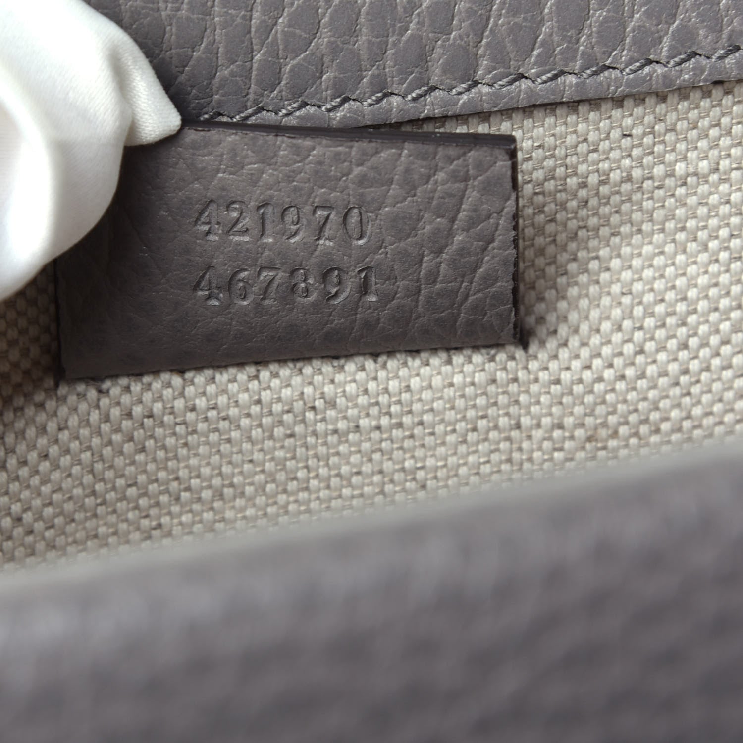 Gucci Calfskin Mini Dionysus Shoulder Bag Dusty Grey 7 of 10