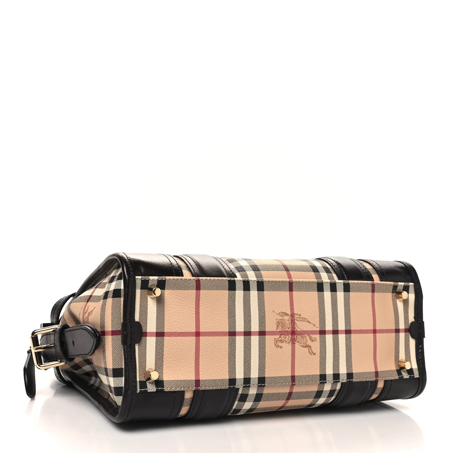 Haymarket Check Medium Minford Portrait Tote Chocolate