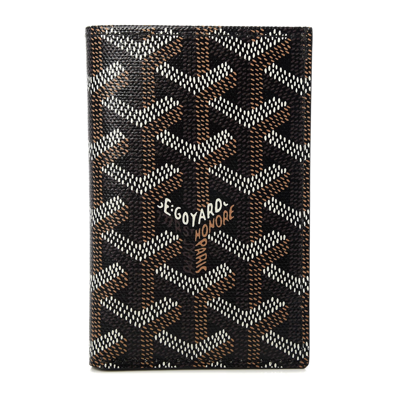 Goyard Goyardine Saint Pierre Card Holder Black 1 of 7
