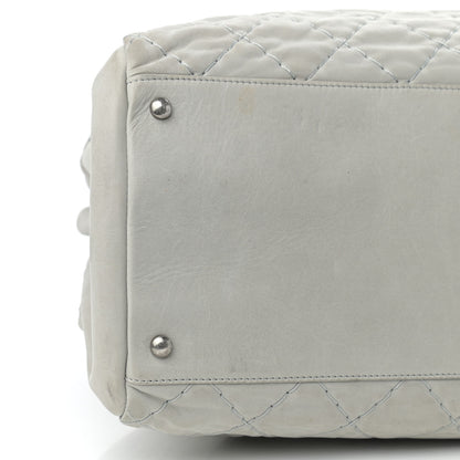 Chanel Iridescent Calfskin Large Just Mademoiselle Grey 8 of 10