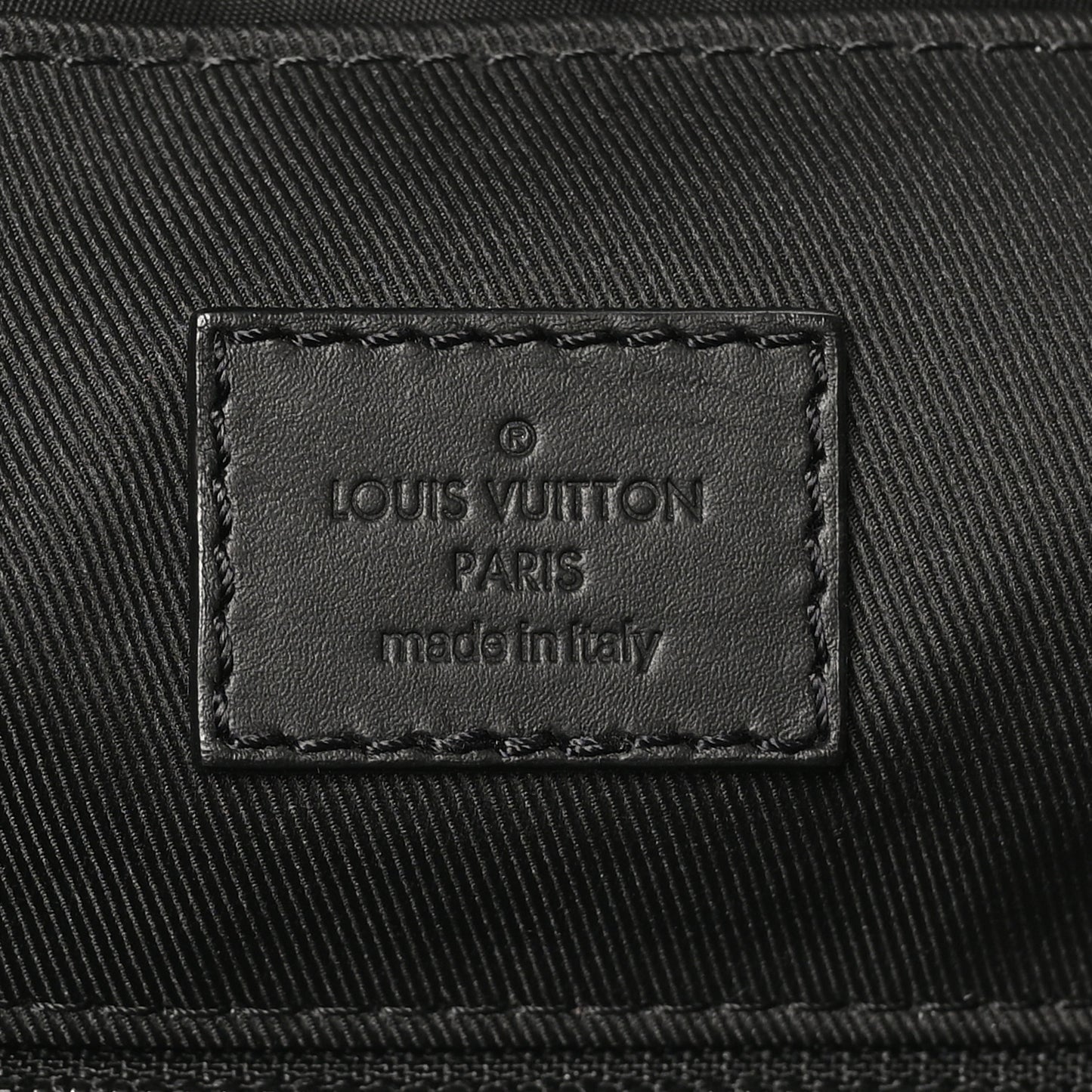 Calfskin Monogram Shadow Discovery Backpack Black