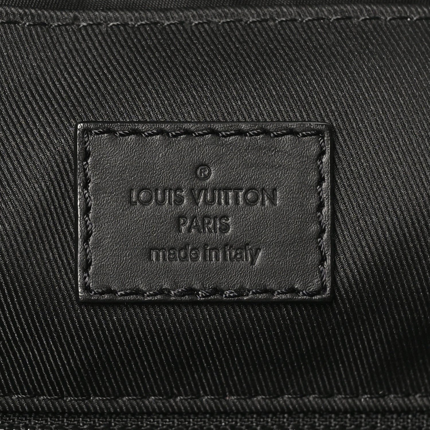 Louis Vuitton Calfskin Monogram Shadow Discovery Backpack Black 6 of 9