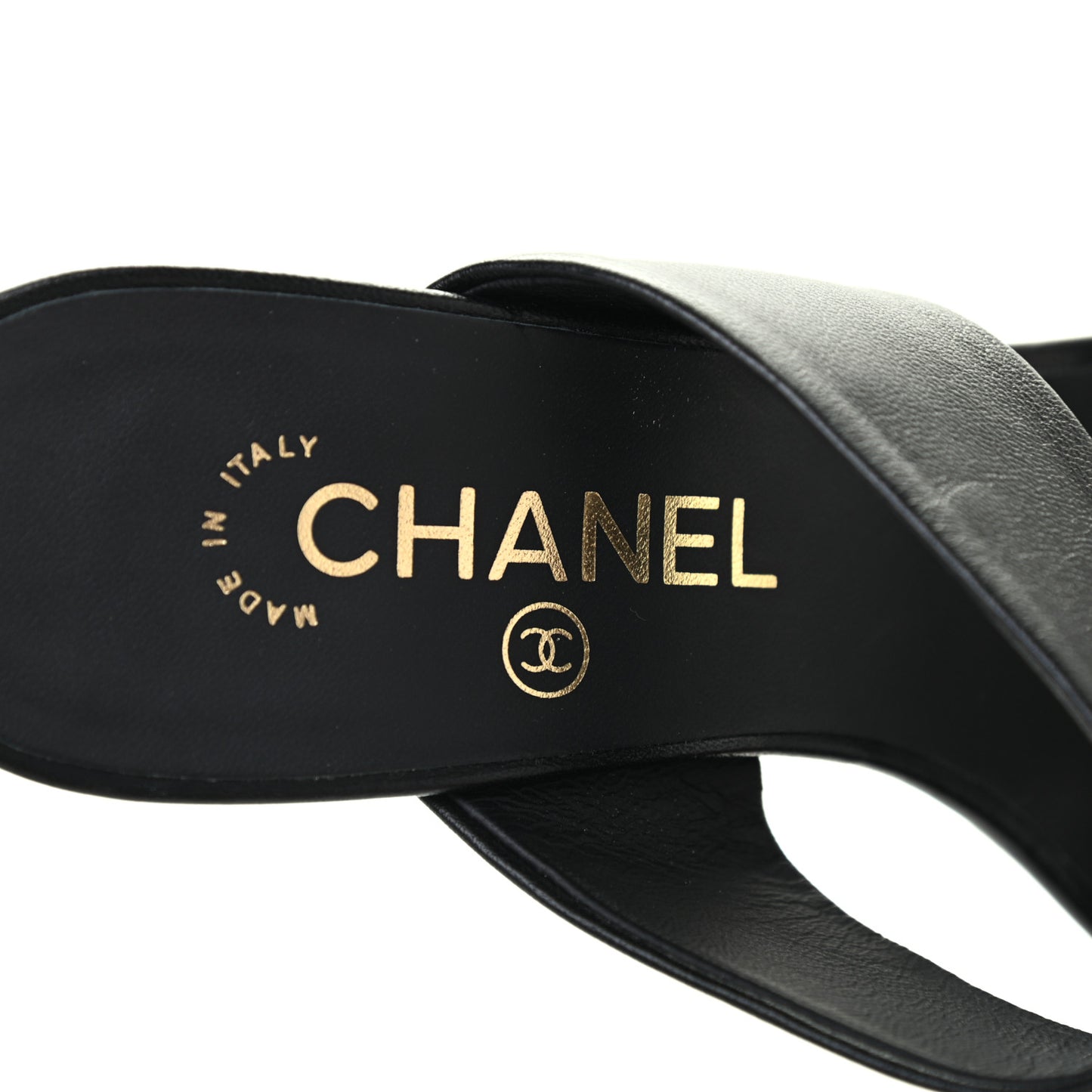 Lambskin Pearl Sandal Mules 37 Black
