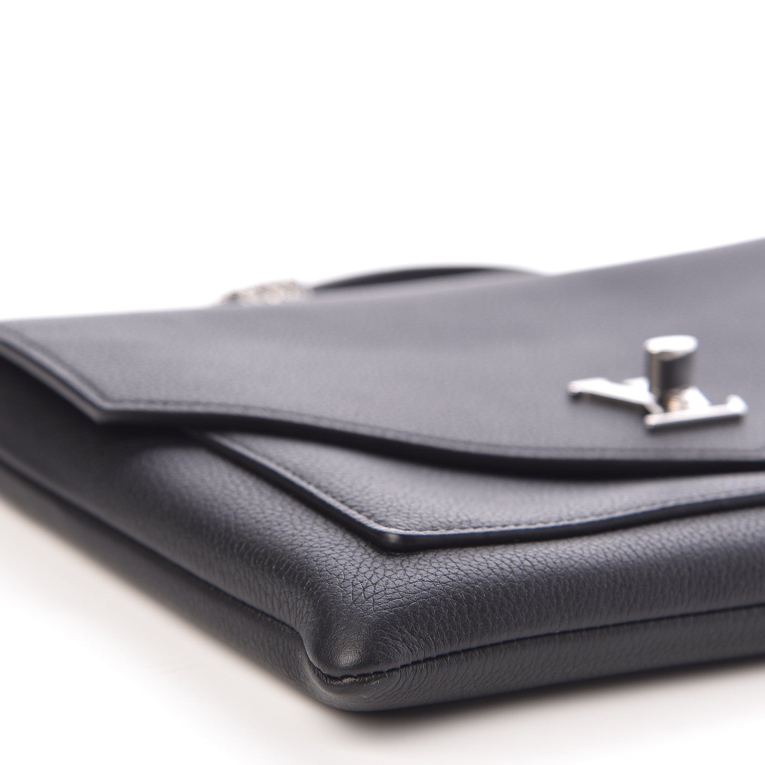 Louis Vuitton Soft Calfskin My Lockme Pochette Black 8 of 10