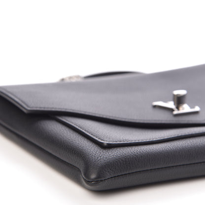 Louis Vuitton Soft Calfskin My Lockme Pochette Black 8 of 10