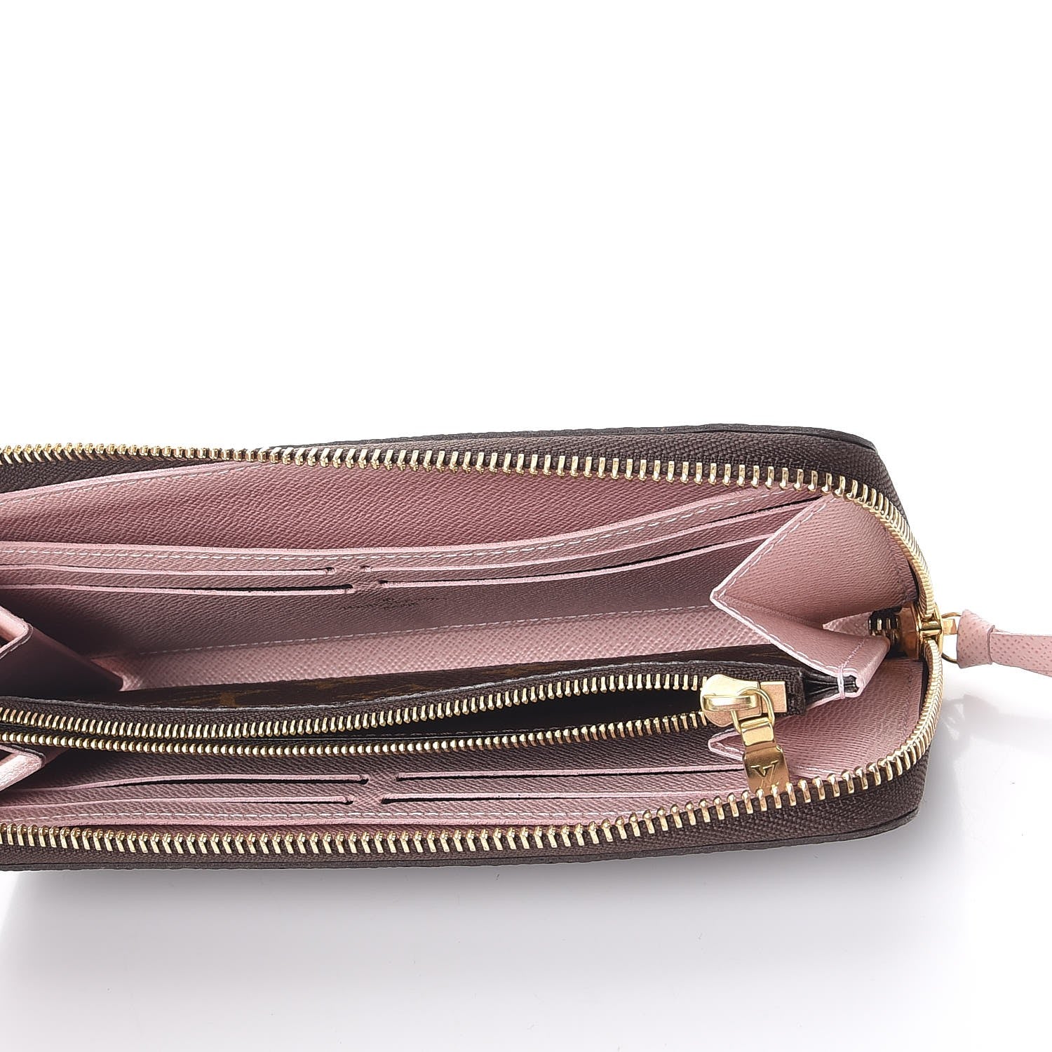 Louis Vuitton Monogram Clemence Wallet Rose Ballerine 5 of 8