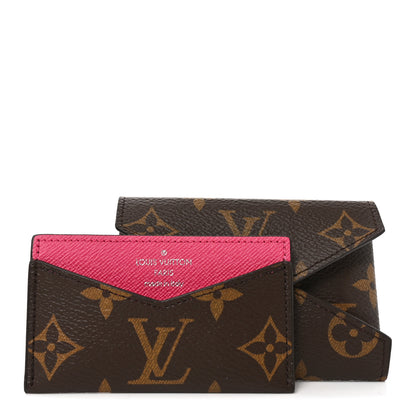 Louis Vuitton Monogram LV Colormania Kirigami Card Holder Pondichery Pink 3 of 7