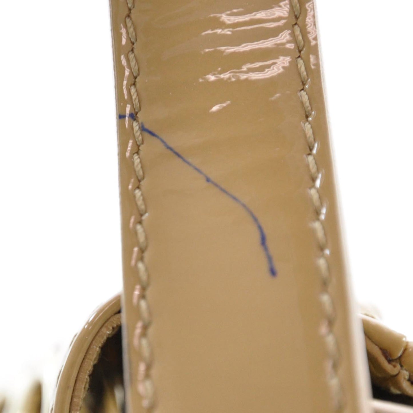 Patent Riki Hobo Bag Nude