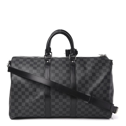 Louis Vuitton Damier Graphite Keepall Bandouliere 45 1 of 9