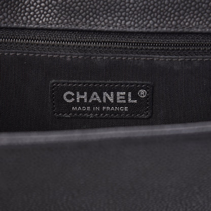 Chanel Caviar Quilted Large Boy Flap Black 6 of 15
