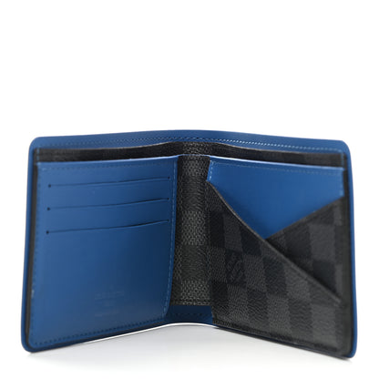 Louis Vuitton Damier Graphite Slender Wallet Blue 5 of 7