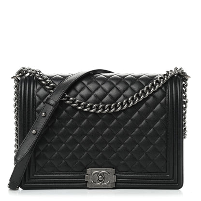 Chanel Caviar Quilted Large Boy Flap Black 1 of 9